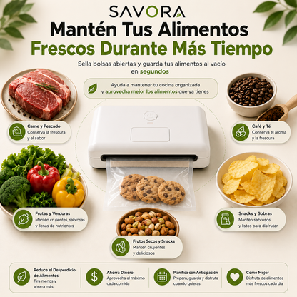 Sellador al Vacío Automático 7 en 1